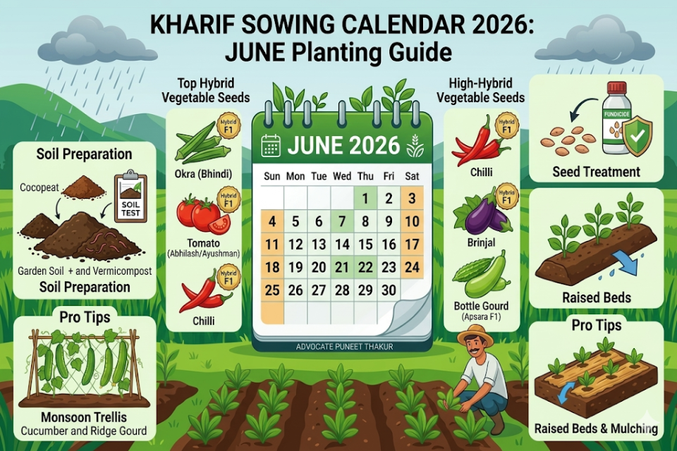 Kharif sowing calendar 2026